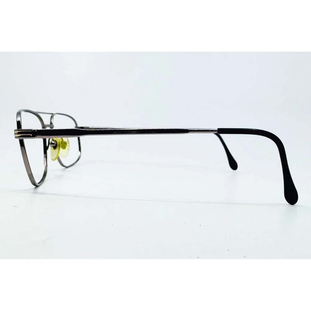 Sferoflex Eyeglasses Mens Silver Gold Aviator Double Bridge 2152 54-17-140
